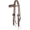 Cashel Company Chocolate Guns And Roses Browband Headstall
