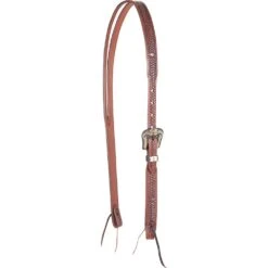 Cashel Company Antique Slip Ear Headstall With Diamond Tooling