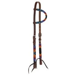 Circle Y Saddlery Beaded Multi Color Single Ear Headstall