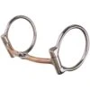 Reinsman Smooth Copper Offset Dee Ring Snaffle Bit