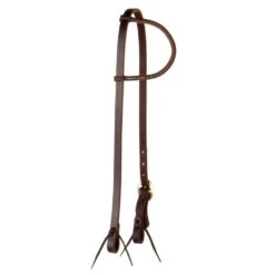 Berlin Custom Leather Tack Single Rolled Ear Headstall