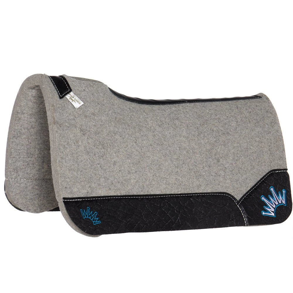 Best Ever Pads Kush 1 Inch Felt Saddle Pad With Black Elephant Wear Leathers 1 Best Ever Pads Kush 1 Inch Felt Saddle Pad With Black Elephant Wear Leathers