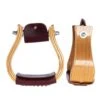 NRS 3in Oak Wood Bell Stirrups