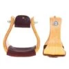 NRS 4in Oak Wood Bell Stirrups
