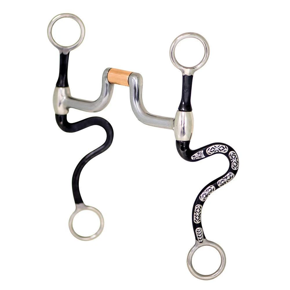 Partrade Trading Corporation Diamond Back Hinged Port Bit W/Copper Roller 1 Partrade Trading Corporation Diamond Back Hinged Port Bit W/Copper Roller