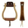 Don Orrell Stirrups 2 Inch Flat Bottom Walnut Stirrup