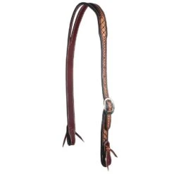 Professionals Choice Crosshatch Split Ear Headstall