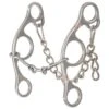 Classic Sherry Cervi Small Twisted Wire Dogbone Short Shank Gag Bit