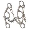 Classic Sherry Cervi Diamond Short Shank Chain Gag Bit
