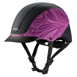 Troxel Spirit Purple Boho Riding Helmet