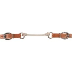 Martin Saddlery Rope Curb Strap With Harness Leather