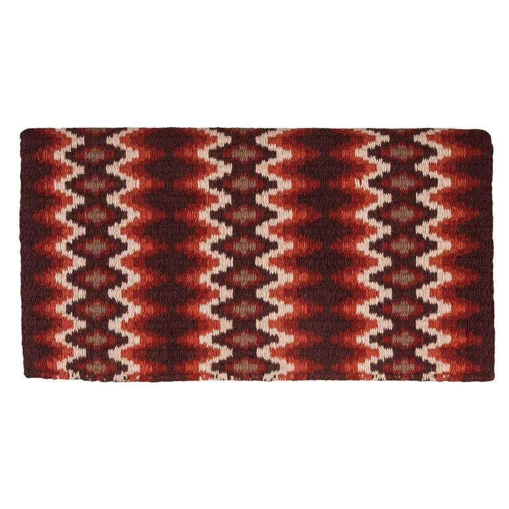 Mustang Mohair Woven 36in. X 34in. Saddle Blanket 2 Mustang Mohair Woven 36in. X 34in. Saddle Blanket - Image 2