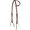 Martin Saddlery Single Ear Latigo Headstall With Blood Knots