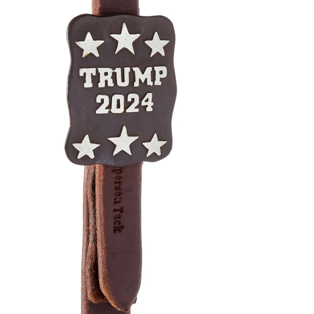 Cowperson Tack 3/4 Inch Trump 2024 Slot Ear Headstall 1 Cowperson Tack 3/4 Inch Trump 2024 Slot Ear Headstall