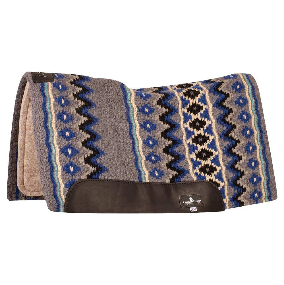 Classic ESP Blanket Top 3/4 Inch Contoured Saddle Pad 34X38 1 Classic ESP Blanket Top 3/4 Inch Contoured Saddle Pad 34X38