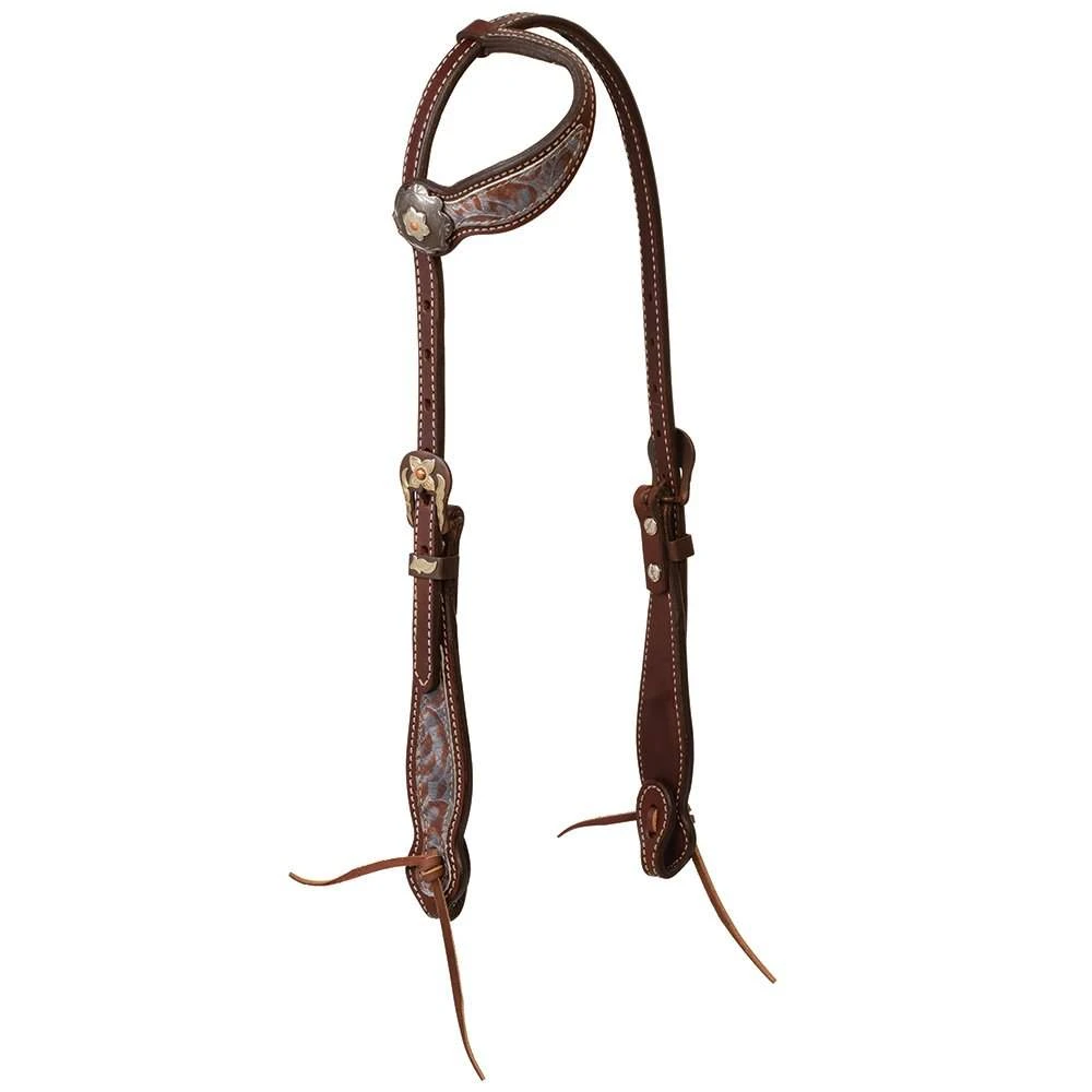 Weaver Leather Patina Rose Browband Headstall 1 Weaver Leather Patina Rose Browband Headstall
