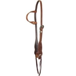 Cactus Saddlery Relentless Floral Tooled Slip Ear Headstall