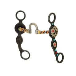 Cowboy Tack Southwest Copper Twisted Correctional Floral Bit
