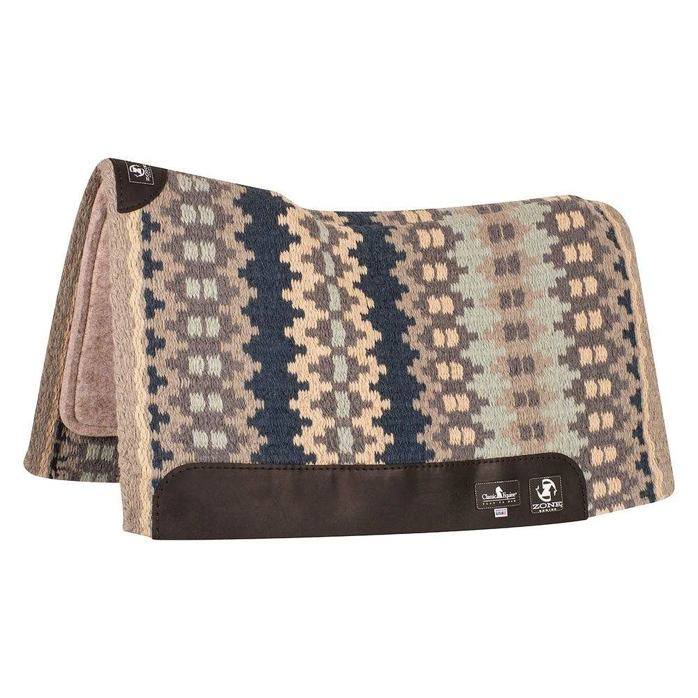 Classic Zone Blanket 3/4-inch Top Saddle Pad 34x38 1 Classic Zone Blanket 3/4-inch Top Saddle Pad 34x38