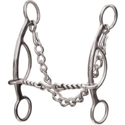 Professionals Choice Futurity 3 Piece Twisted Wire Snaffle Bit
