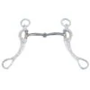 Partrade Trading Corporation Smooth Snaffle Swept Cheek Bit