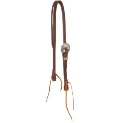 Cowperson Tack Slit Ear With Antique Flower Headstalls