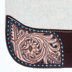 Reinsman 3/4 Inch Limited Edition Apex Arizona Turquoise Contour Felt Saddle Pad 6 Reinsman 3/4 Inch Limited Edition Apex Arizona Turquoise Contour Felt Saddle Pad -Western Tack Sales Shop 37030 LE4 03