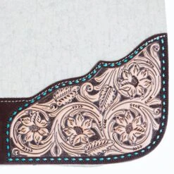 Reinsman 3/4 Inch Limited Edition Apex Arizona Turquoise Contour Felt Saddle Pad 7 Reinsman 3/4 Inch Limited Edition Apex Arizona Turquoise Contour Felt Saddle Pad -Western Tack Sales Shop 37030 LE4 04