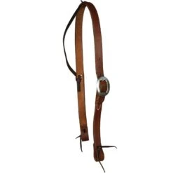 Nrs Tack Oiled Single Latigo Ear With Single Buckle Headstall