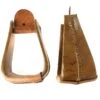 NRS 4 Inch Deep Roper Wood Stirrup