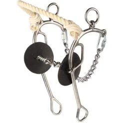 Reinsman Martha Josey Long Shank Rope Nose Combo Gag Bit