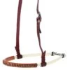 NRS Double Rope Leather Covered Noseband