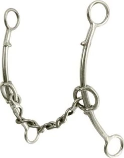 Classic Double Gag Long Shank Chain Bit