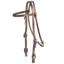 Nrs Tack Straight Browband Headstall - Oiled