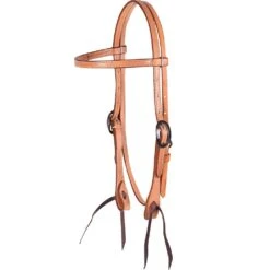 Martin Saddlery Browband W/Fire Cart Buckle Headstall