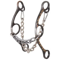 Classic Diamond Long Shank Chain Gag Bit