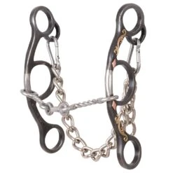 Classic Diamond Short Shank Small Twisted Wire Snaffle Bit