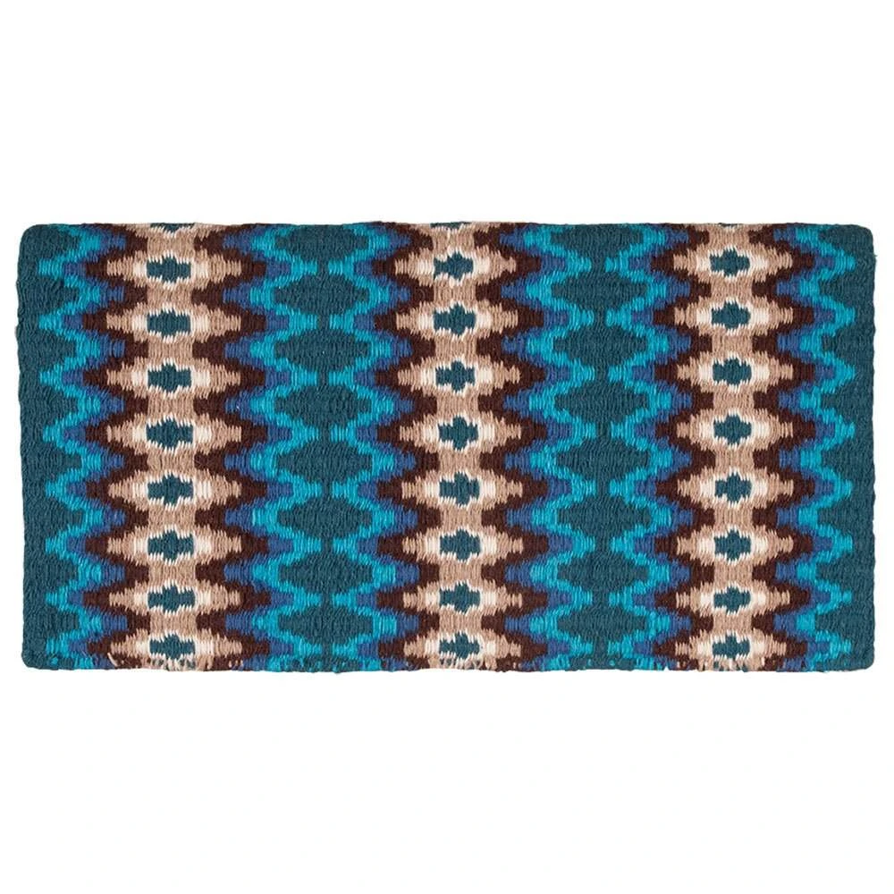 Mustang Mohair Woven 36in. X 34in. Saddle Blanket 1 Mustang Mohair Woven 36in. X 34in. Saddle Blanket