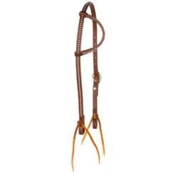 Cowperson Tack Dotted Single Ear Headstall