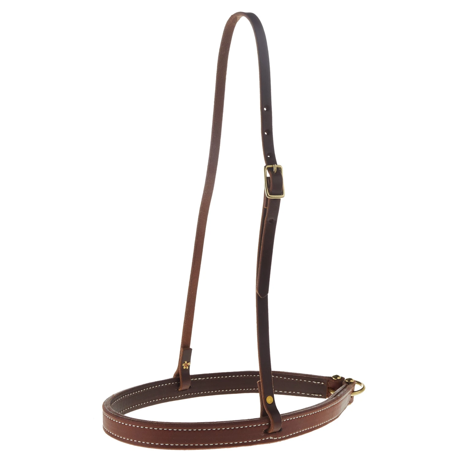 Cowperson Tack 1 Inch Oiled Harness Leather Noseband 2 Cowperson Tack 1 Inch Oiled Harness Leather Noseband - Image 2