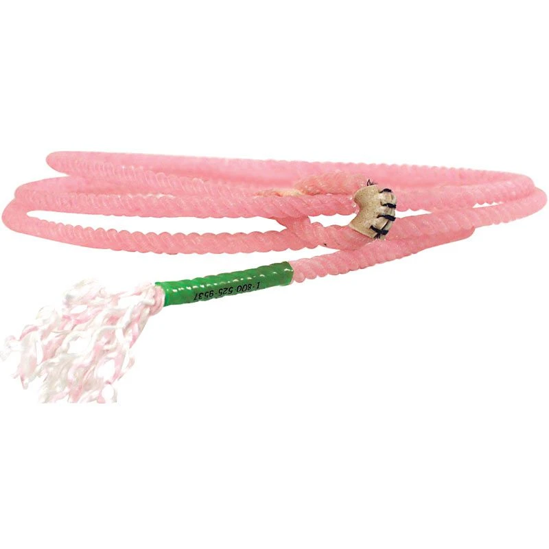Lyles Lariats Pink 5 /2 Ft Kid's Piggin String 2 Lyles Lariats Pink 5 /2 Ft Kid's Piggin String - Image 2
